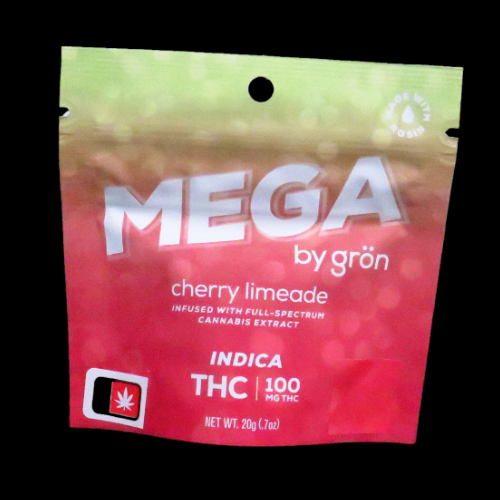 Grön - 1pc Mega Pearl - Cherry Limeade